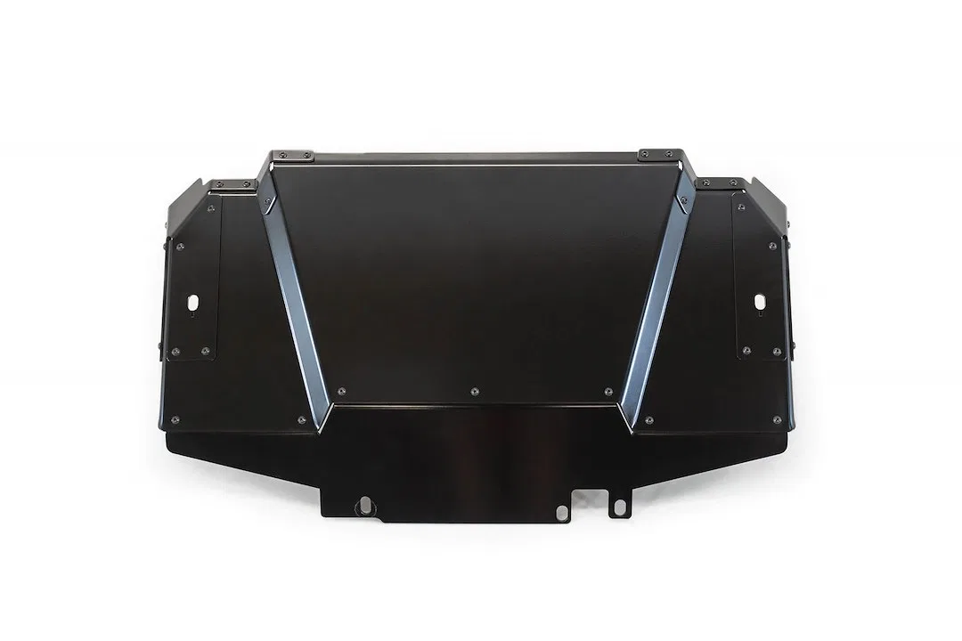 AC23008NA03 – A.DESERT DES Skid Plate, OE Replacement Bolt-On Powder Coat Satin Black Aluminum Alloy